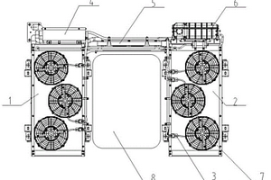 氫燃料電池發(fā)動(dòng)機(jī)主循環(huán)散熱集成結(jié)構(gòu)