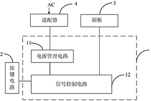 按鍵鎖定控制電路及便攜移動終端