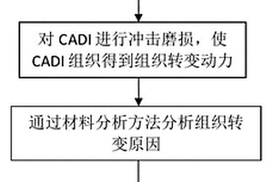 沖擊磨損后CADI組織變化分析方法