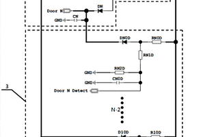 檢測(cè)車門開關(guān)狀態(tài)的報(bào)警電路