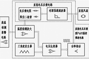 基于電壓反饋型PWM溫控調(diào)速電路的高溫檢測(cè)報(bào)警電路