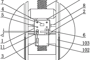 移動(dòng)式架車機(jī)集成式承載螺母監(jiān)測(cè)結(jié)構(gòu)