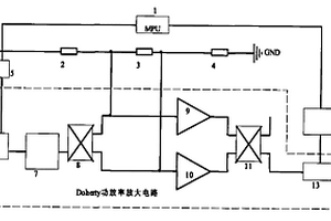 用于DOHERTY功率放大器中器件失效檢測(cè)的電路