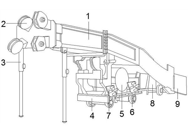 用于礦山運(yùn)輸?shù)臍鈩?dòng)耙斗裝巖機(jī)