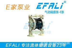 EFALI EP15 鋰電池正負(fù)極漿料輸送氣動隔膜泵