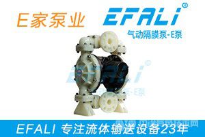 EFALI EP25 鋰電池漿料生產(chǎn)中正負(fù)極材料輸送氣動(dòng)隔膜泵