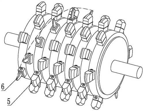 噸袋固廢物專用齒輥破碎機(jī)