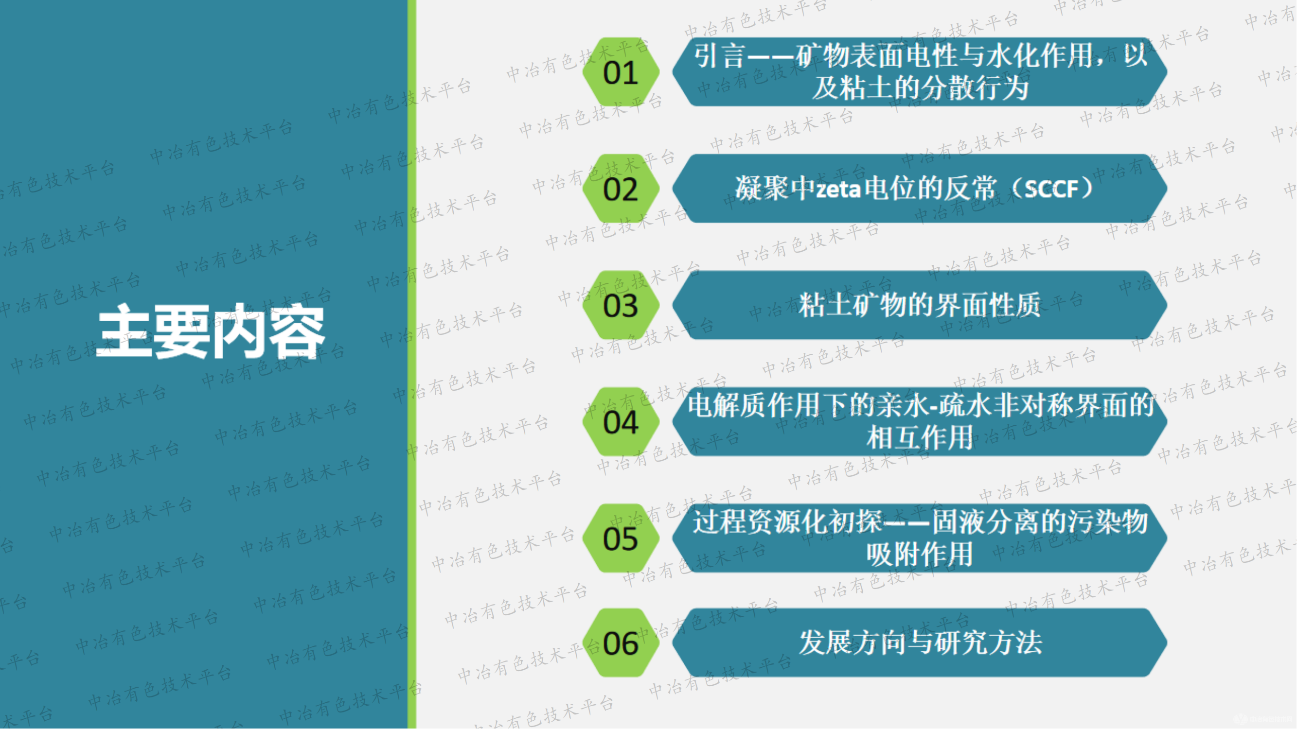 微細(xì)尾礦固液分離界面化學(xué)基礎(chǔ)研究