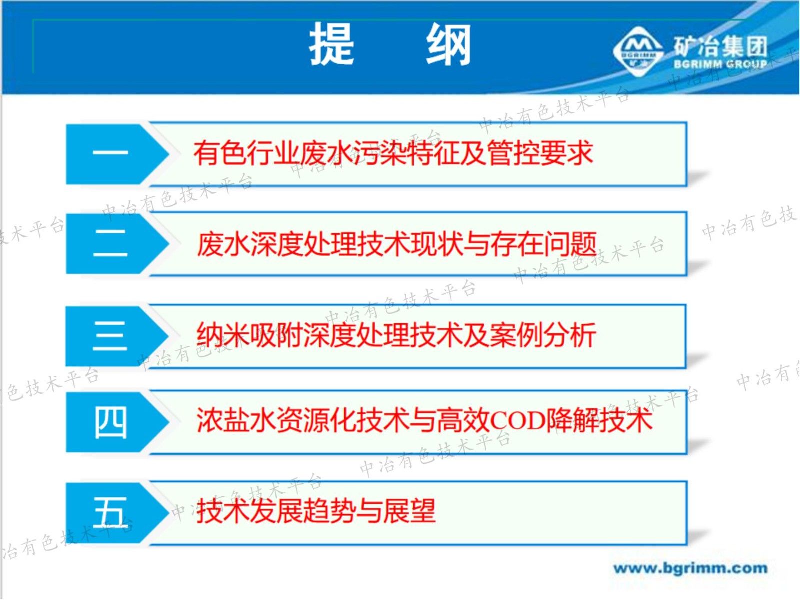 有色行業(yè)重金屬廢水納米吸附深度處理及濃鹽水資源化技術