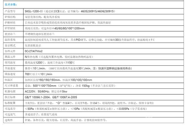 1200°C三溫區(qū)開啟式管式爐