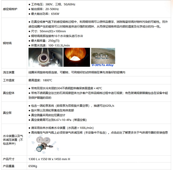 FMF-65 真空懸浮感應(yīng)熔煉爐＆澆注爐