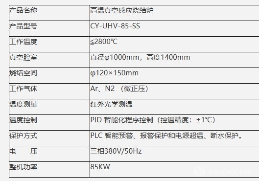 3000℃高溫真空感應(yīng)燒結(jié)爐